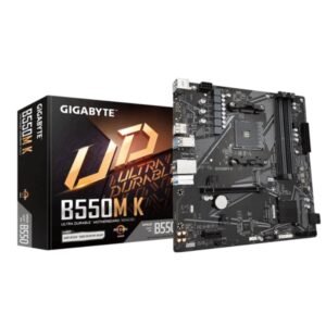 GIGABYTE B550M K DDR4 4733MHZ 1XHDMI 1XDP 1XM.2 MATX AM4 (AMD AM4 5000/5000G/4000G/3000/3000G SERİLERİ İLE UYUMLU)
