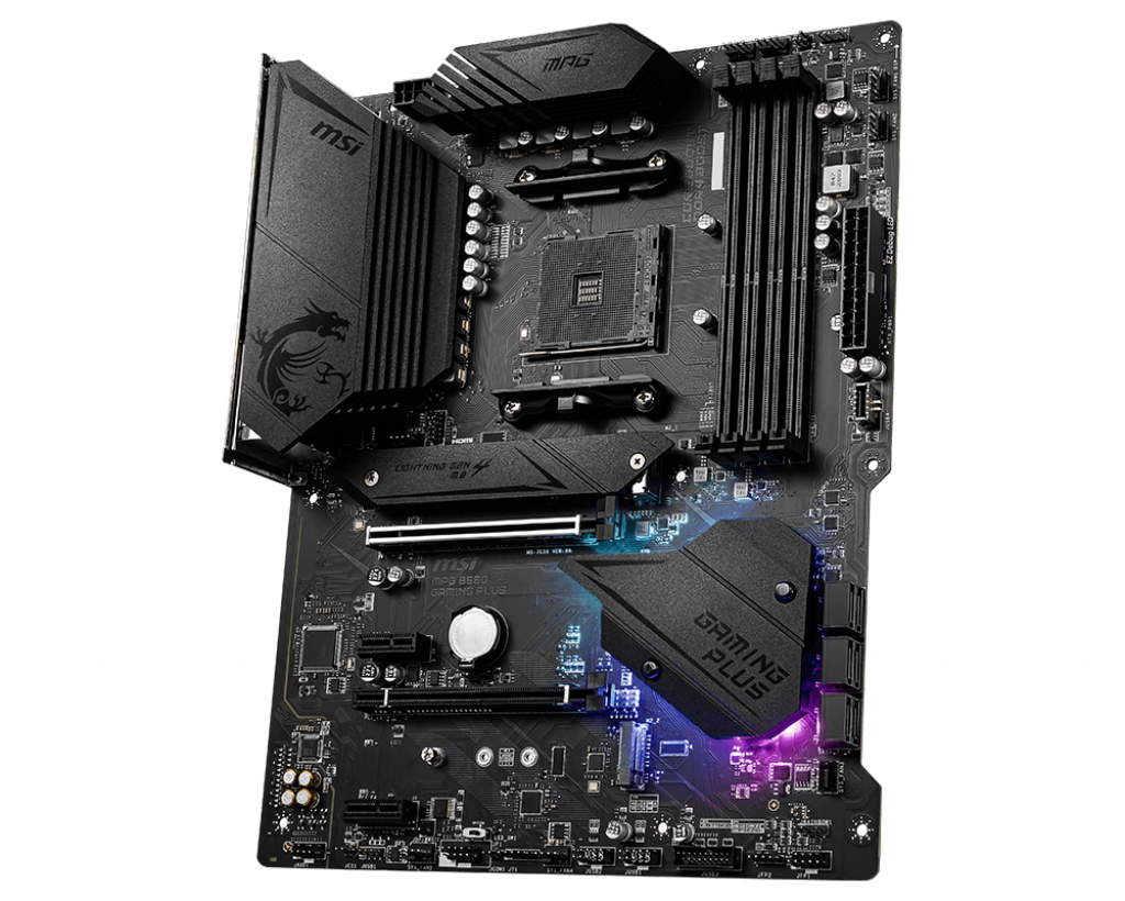 MSI MPG B550 GAMING PLUS DDR4 4400MHZ 1XHDMI 1XDP 2XM.2 USB 3.2 ATX AM4 (AMD AM4 5000/4000G/3000 SERİLERİ İLE UYUMLU) - Görsel 3