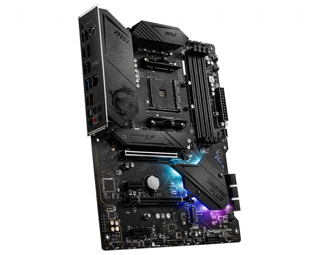 MSI MPG B550 GAMING PLUS DDR4 4400MHZ 1XHDMI 1XDP 2XM.2 USB 3.2 ATX AM4 (AMD AM4 5000/4000G/3000 SERİLERİ İLE UYUMLU) - Görsel 4