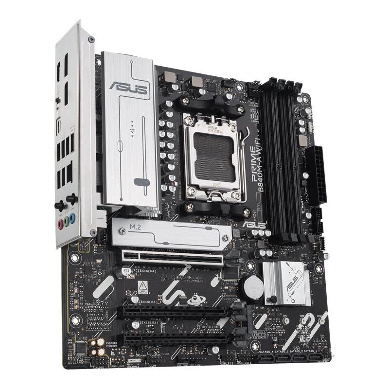 ASUS PRIME B840M-A WIFI DDR5 7600MT/S 1XHDMI 2XDP 3XM.2 MATX AM5 (AMD AM5 9000/8000/7000 SERİLERİ İLE UYUMLU) - Görsel 4