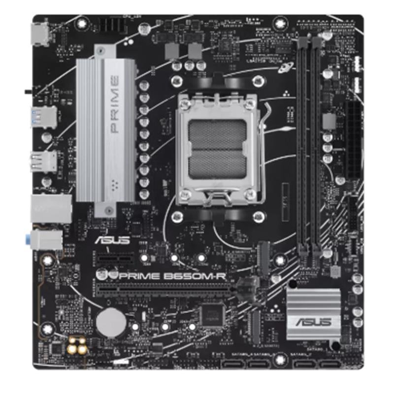 ASUS PRIME B650M-R DDR5 7200MHZ 1XHDMI 2XM.2 USB3.2 MATX AM5 (AMD AM5 9000/8000/7000 SERİLERİ İLE UYUMLU) - Görsel 2