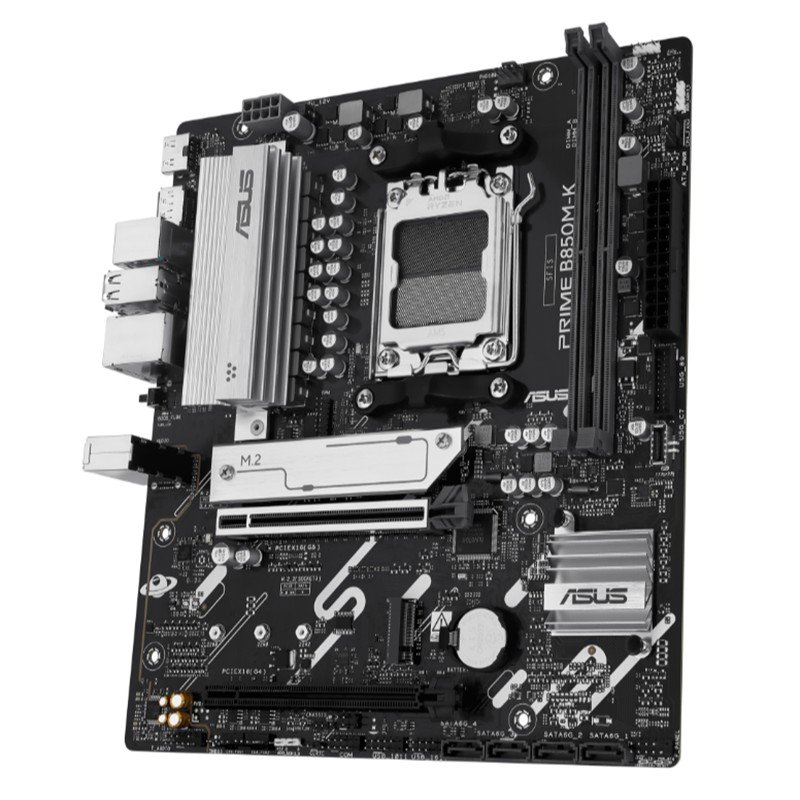 ASUS PRIME B850M-K DDR5 8400MHZ 1XHDMI 1XDP 2XM.2 USB2.0 MATX AM5(AMD AM5 9000/8000/7000 SERİLERİ İLE UYUMLU) - Görsel 4