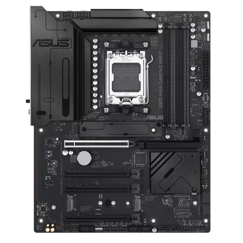 ASUS X870 MAX GAMING WIFI7 DDR5 8000MT/S 1XHDMI 2XUSB 3XM.2 ATX AM5 (AMD AM5 9000/8000/7000 SERİLERİ İLE UYUMLU) - Görsel 2