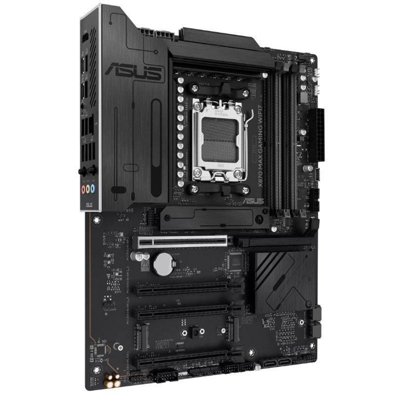 ASUS X870 MAX GAMING WIFI7 DDR5 8000MT/S 1XHDMI 2XUSB 3XM.2 ATX AM5 (AMD AM5 9000/8000/7000 SERİLERİ İLE UYUMLU) - Görsel 3