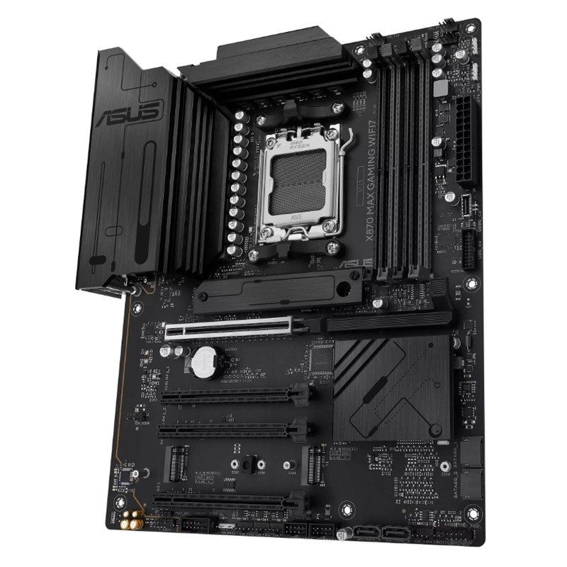 ASUS X870 MAX GAMING WIFI7 DDR5 8000MT/S 1XHDMI 2XUSB 3XM.2 ATX AM5 (AMD AM5 9000/8000/7000 SERİLERİ İLE UYUMLU) - Görsel 4