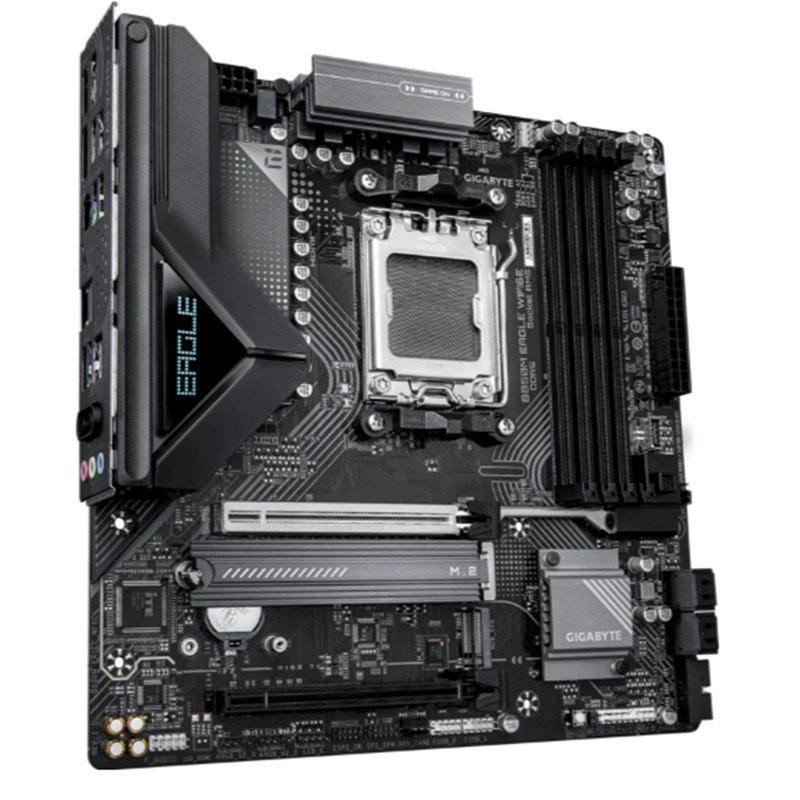 GIGABYTE B850M EAGLE WIFI6E DDR5 8200MHZ 1XHDMI 1XDP 1XM.2 USB MATX AM5 (AMD AM5 9000/8000/7000 SERİLERİ İLE UYUMLU) - Görsel 3