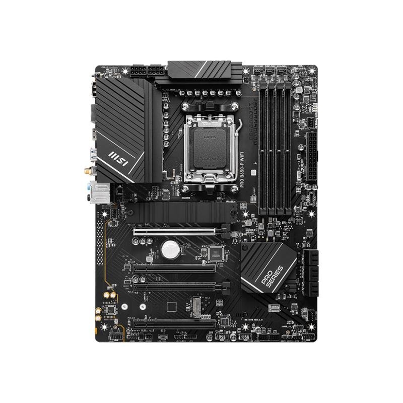 MSI PRO B650-P WIFI DDR5 6000MHZ 1XHDMI 1XDP 2XM.2 USB 3.2 ATX AM5 (AMD AM5 9000/8000/7000 SERİLERİ İLE UYUMLU) - Görsel 2