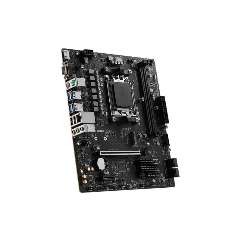 MSI PRO B650M-B DDR5 6800MHZ 1XVGA 1XHDMI 1XM.2 USB 3.2 MATX AM5 (AMD AM5 9000/8000/7000 SERİLERİ İLE UYUMLU) - Görsel 4