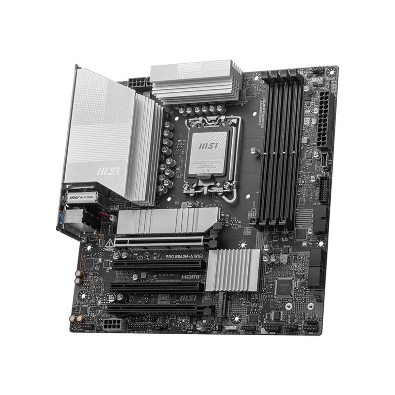 MSI PRO B860M-A WIFI DDR5 8800MT/S 1XHDMI 1XDP 3XM.2 MATX 1851P (INTEL ULTRA PROCESSORS SERIES2) - Görsel 4