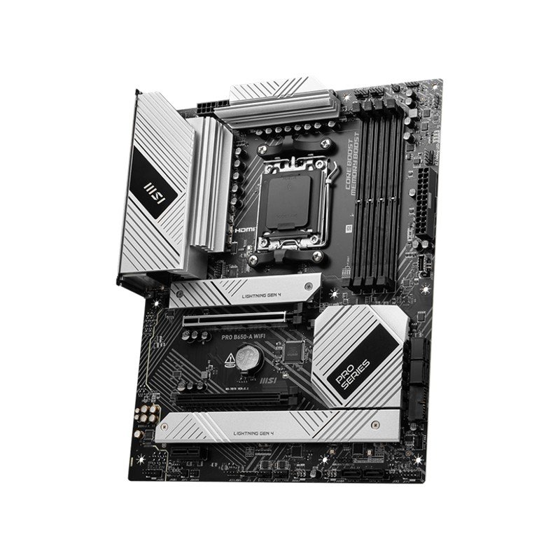 MSI PRO B650-A WIFI DDR5 7600MHZ 1XHDMI 3XM.2 USB ATX AM5 (AMD AM5 9000/8000/7000 SERİLERİ İLE UYUMLU) - Görsel 3