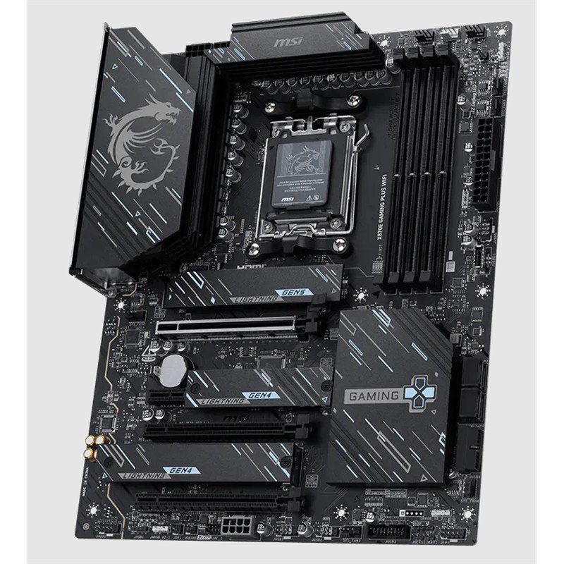 MSI X870E GAMING PLUS WIFI DDR5 8200MT/S 1XHDMI 3XM.2 USB ATX AM5 (AMD AM5 9000/8000/7000 SERİLERİ İLE UYUMLU) - Görsel 3