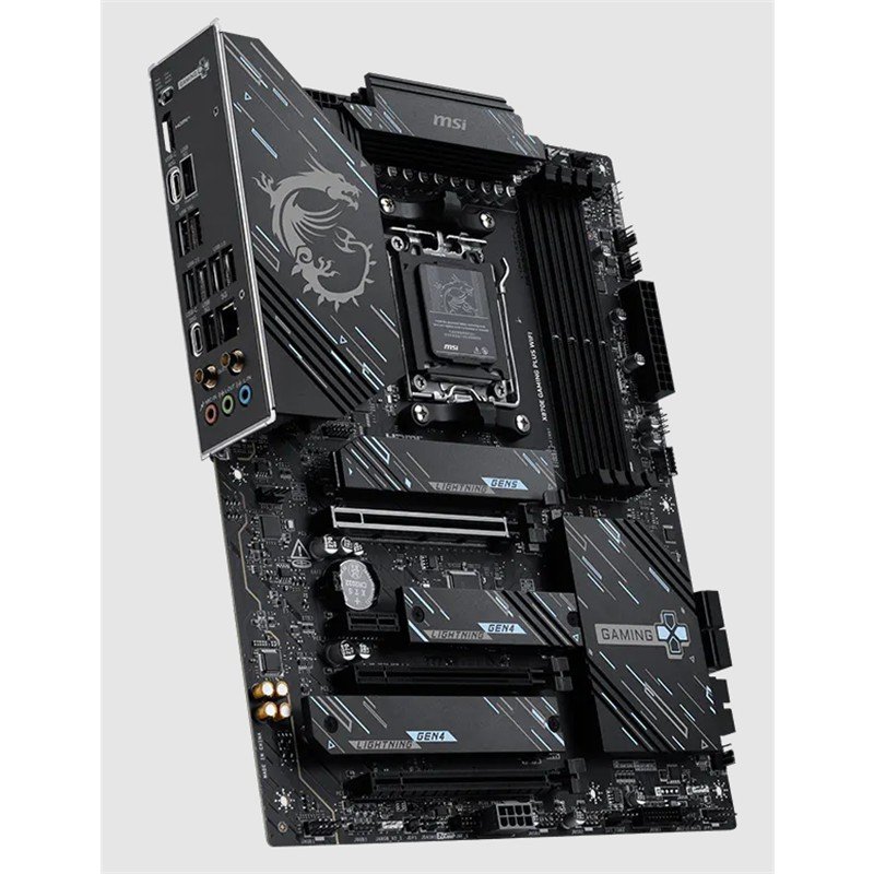 MSI X870E GAMING PLUS WIFI DDR5 8200MT/S 1XHDMI 3XM.2 USB ATX AM5 (AMD AM5 9000/8000/7000 SERİLERİ İLE UYUMLU) - Görsel 4