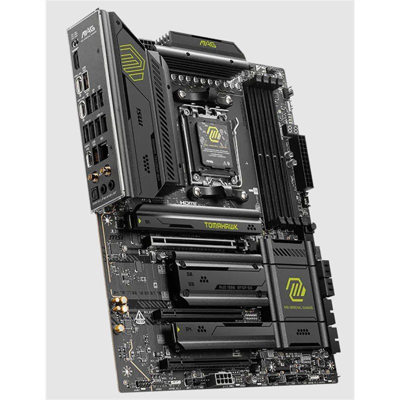 MSI MAG X870E TOMAHAWK WIFI DDR5 8400MT/S 1XHDMI 4XM.2 USB ATX AM5(AMD AM5 9000/8000/7000 SERİLERİ İLE UYUMLU) - Görsel 4