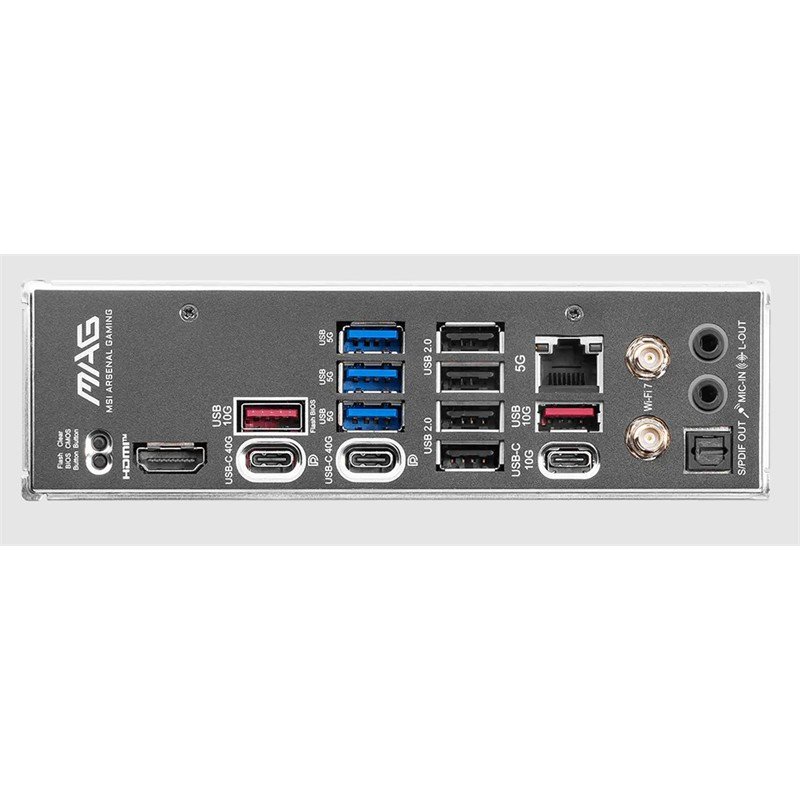 MSI MAG X870E TOMAHAWK WIFI DDR5 8400MT/S 1XHDMI 4XM.2 USB ATX AM5(AMD AM5 9000/8000/7000 SERİLERİ İLE UYUMLU) - Görsel 5