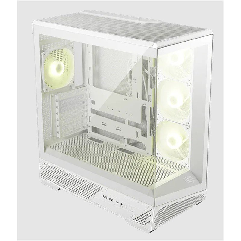 MSI MAG PANO 130R PZ TEMPERLİ CAM 3X120MM REVERSE ARGB 1X120MM ARGB FAN ATX PANORAMİK GAMİNG BİLGİSAYAR KASASI - Görsel 2