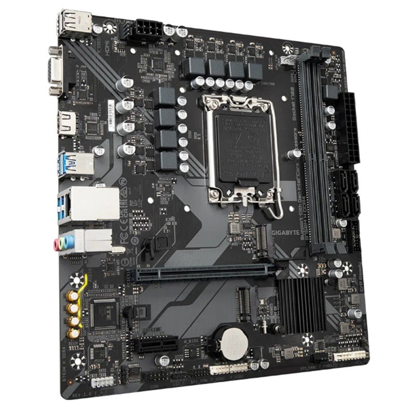 GIGABYTE B760M-H DDR4 3200MHZ 1XVGA 1XHDMI 1XM.2 USB 3.2 MATX 1700P (12. / 13. VE 14. NESİL İŞLEMCİ UYUMLU) - Görsel 3