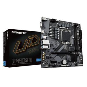 GIGABYTE B760M H DDR5 8000MHZ 1XVGA 1XHDMI 1XM.2 USB 3.2 MATX 1700P (12. / 13. VE 14. NESİL İŞLEMCİ UYUMLU)