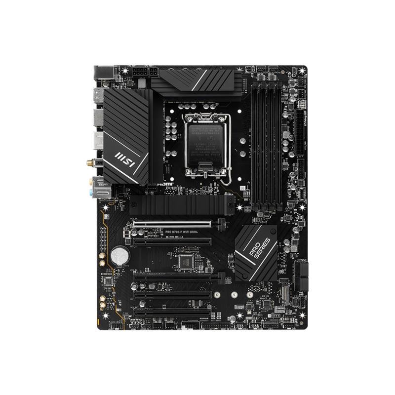 MSI PRO B760-P WIFI DDR4 4000MHZ 1XHDMI 1XDP 2XM.2 USB 3.2 ATX 1700P (12. / 13. VE 14. NESİL İŞLEMCİ UYUMLU) - Görsel 2
