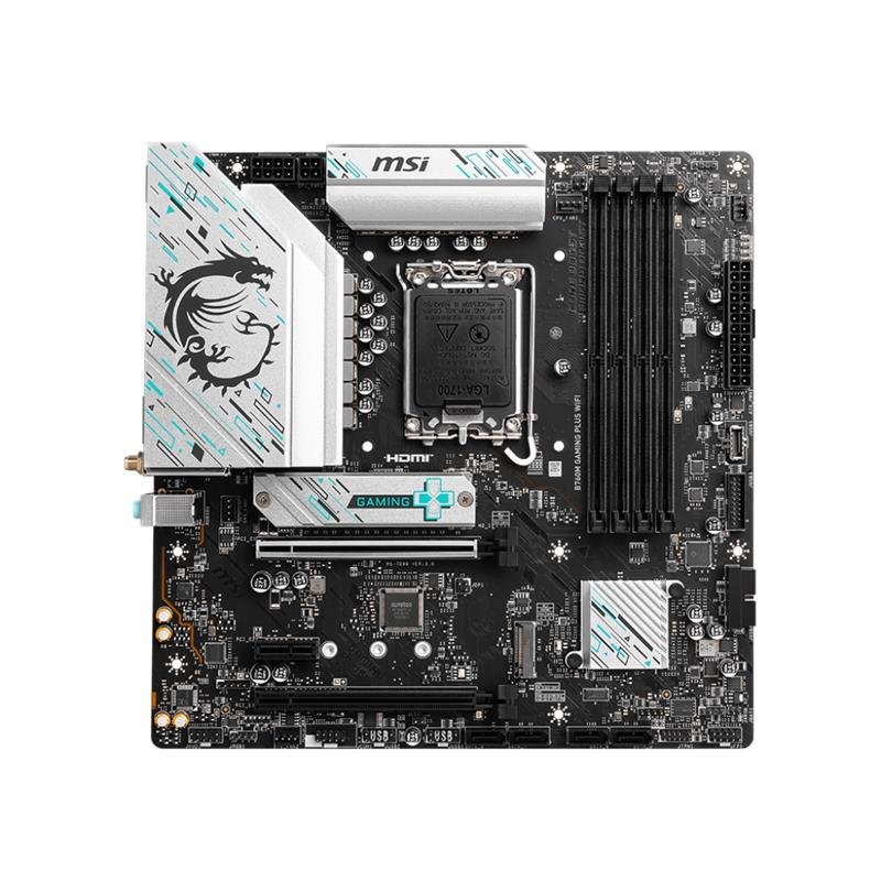 MSI B760M GAMING PLUS WIFI DDR5 6800MHZ 2XHDMI 2XDP 2XM.2 USB 3.2 MATX 1700P (12. / 13. VE 14. NESİL İŞLEMCİ UYUMLU) - Görsel 2
