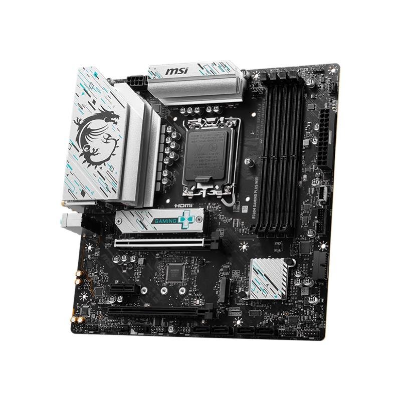 MSI B760M GAMING PLUS WIFI DDR5 6800MHZ 2XHDMI 2XDP 2XM.2 USB 3.2 MATX 1700P (12. / 13. VE 14. NESİL İŞLEMCİ UYUMLU) - Görsel 3