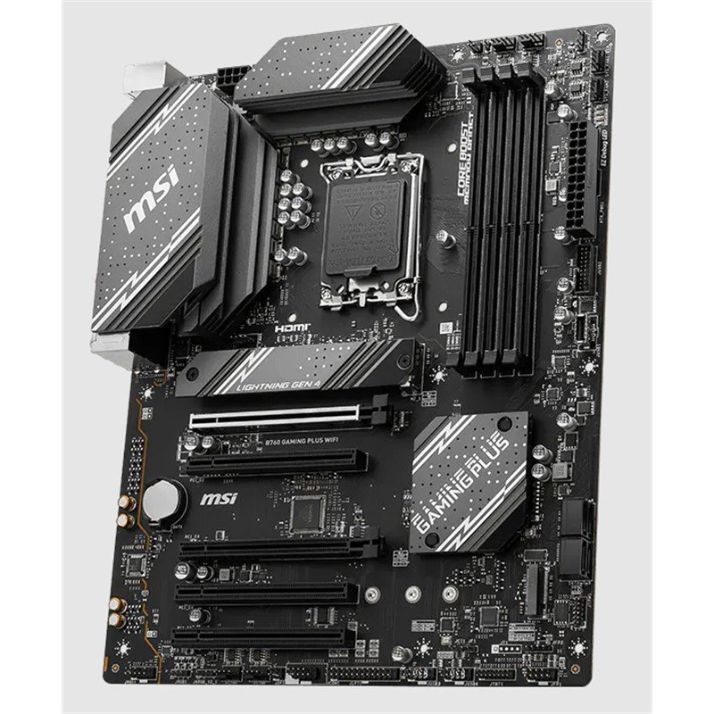 MSI B760 GAMING PLUS WIFI DDR4 5333MHZ 1XHDMI 1XDP 2XM.2 USB ATX 1700P (12. / 13. VE 14. NESİL İŞLEMCİ İLE UYUMLU) - Görsel 4