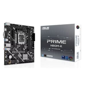 ASUS PRIME H810M-K DDR5 6400MT/S 1XVGA 1XHDMI 1XM.2 1851P MATX (INTEL ULTRA PROCESSORS SERIES 2)