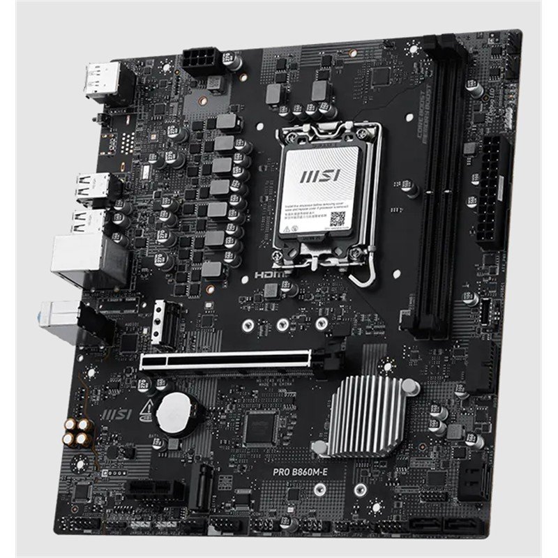 MSI PRO B860M-E DDR5 9066MHZ 1XHDMI 1XDP 2XM.2 USB MATX 1851P(INTEL ULTRA PROCESSORS SERIES 2) - Görsel 4
