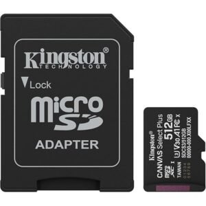 512 GB KINGSTON MICRO SD CL10 SDCS3/512GB