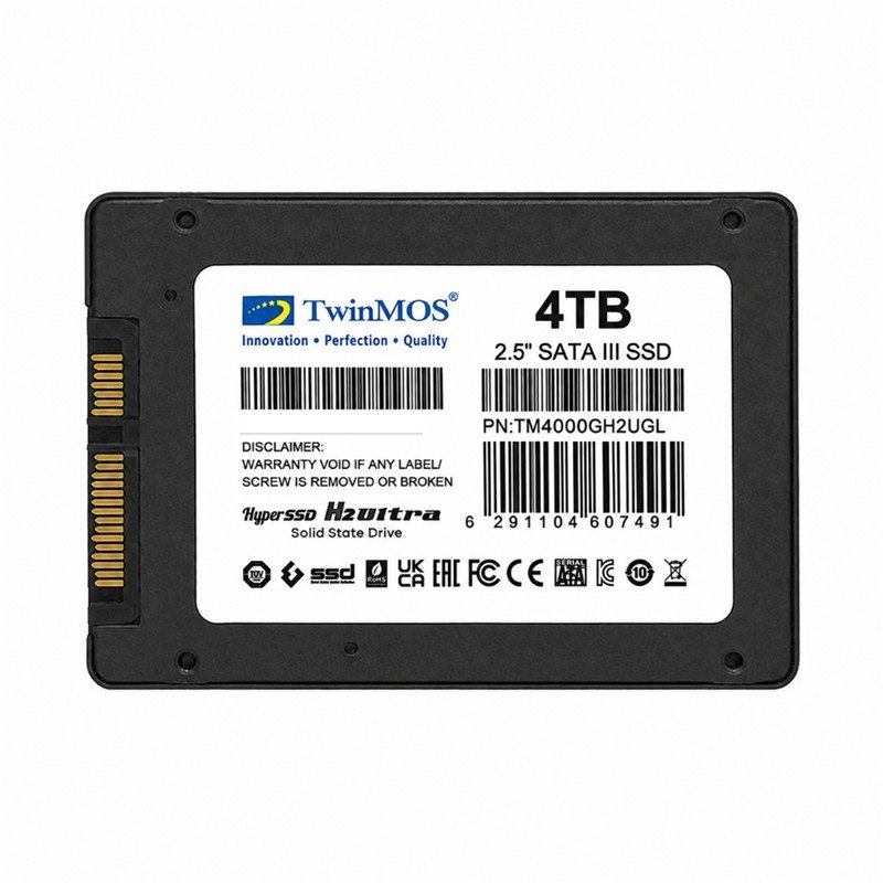 4 TB TWINMOS 2.5 SATA3 580/550 3DNAND GREY TM4000GH2UGL