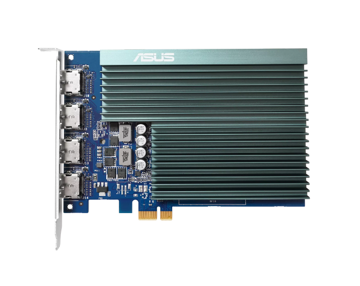 ASUS GEFORCE GT730-4H-SL-2GD5 2GB DDR5 64BIT 4XHDMI EKRAN KARTI - Görsel 2