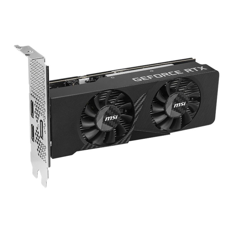 MSI GEFORCE RTX3050 LP E 6G OC 6GB GDDR6 96BIT 1XDP 2XDP EKRAN KARTI - Görsel 3