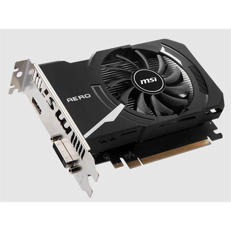 MSI GEFORCE GT1030 AERO ITX 4GD4 OC 4GB DDR4 64BIT 1XHDMI 1XDVI EKRAN KARTI - Görsel 3