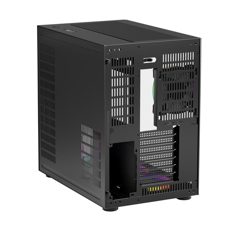 1ST PLAYER SP8 SİYAH 750W 80+ SILVER ATX 3.1 ARGB 7X12CM FAN TEMPERLİ CAM USB 3.0 ATX KASA - Görsel 5