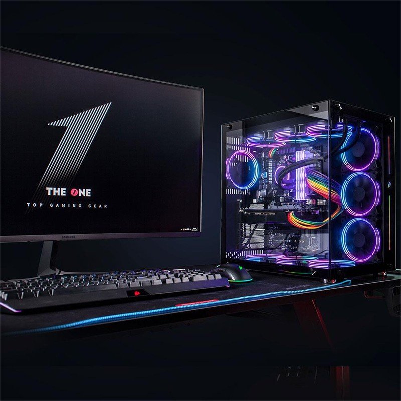 1ST PLAYER SP8 SİYAH 750W 80+ SILVER ATX 3.1 ARGB 7X12CM FAN TEMPERLİ CAM USB 3.0 ATX KASA - Görsel 6