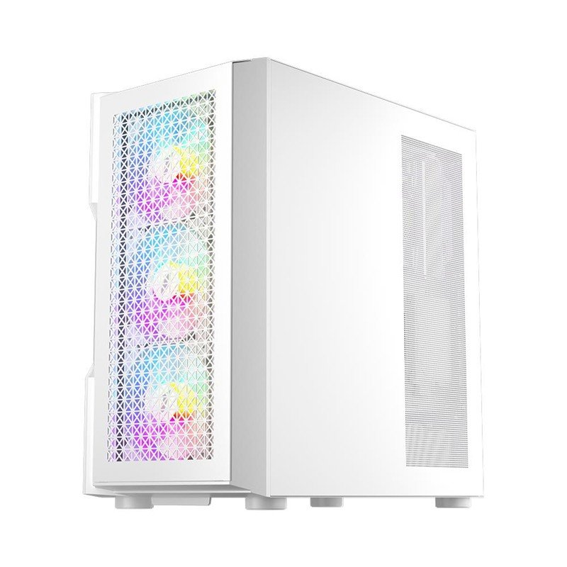 1ST PLAYER TRILOBITE T7 BEYAZ 650W 80+ ARGB 4X12CM FAN TEMPERLİ CAM MESH USB 3.0 ATX KASA - Görsel 2