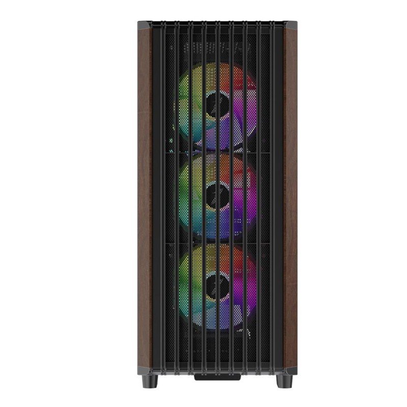 1ST PLAYER WD5 SİYAH 750W 80+ SILVER ATX 3.1 ARGB 4X12CM FAN TEMPERLİ CAM USB 3.0 ATX KASA - Görsel 4