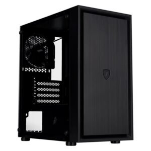 1ST PLAYER BLACK SIR B5M SİYAH FK 400W 3X12CM FAN TEMPERLİ CAM USB 3.0 M-ATX KASA