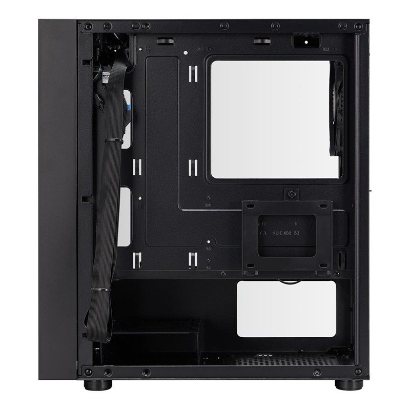 1ST PLAYER BLACK SIR B5M SİYAH FK 400W 3X12CM FAN TEMPERLİ CAM USB 3.0 M-ATX KASA - Görsel 7