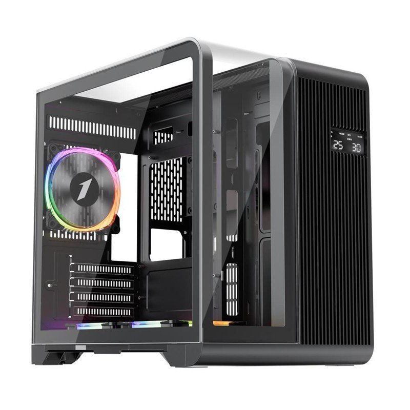 1ST PLAYER RT5 SİYAH DIGITAL 650W 80+ BRONZE 3X12CM ARGB TEMPERLİ CAM USB 3.0 M-ATX KASA