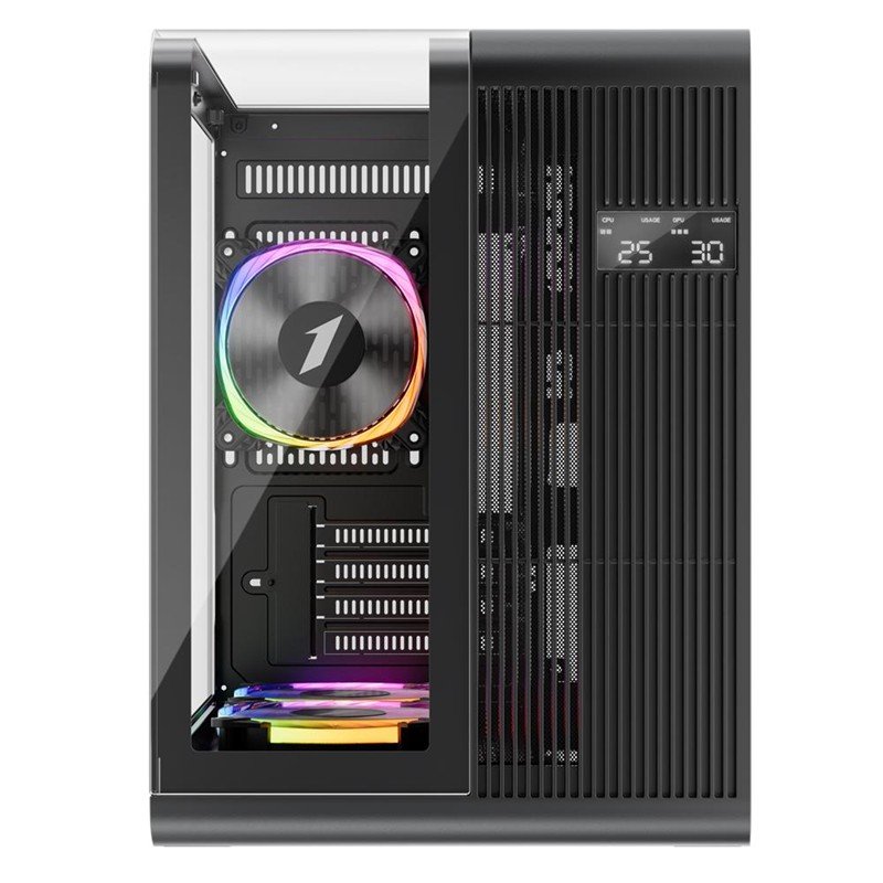1ST PLAYER RT5 SİYAH DIGITAL 650W 80+ BRONZE 3X12CM ARGB TEMPERLİ CAM USB 3.0 M-ATX KASA - Görsel 4