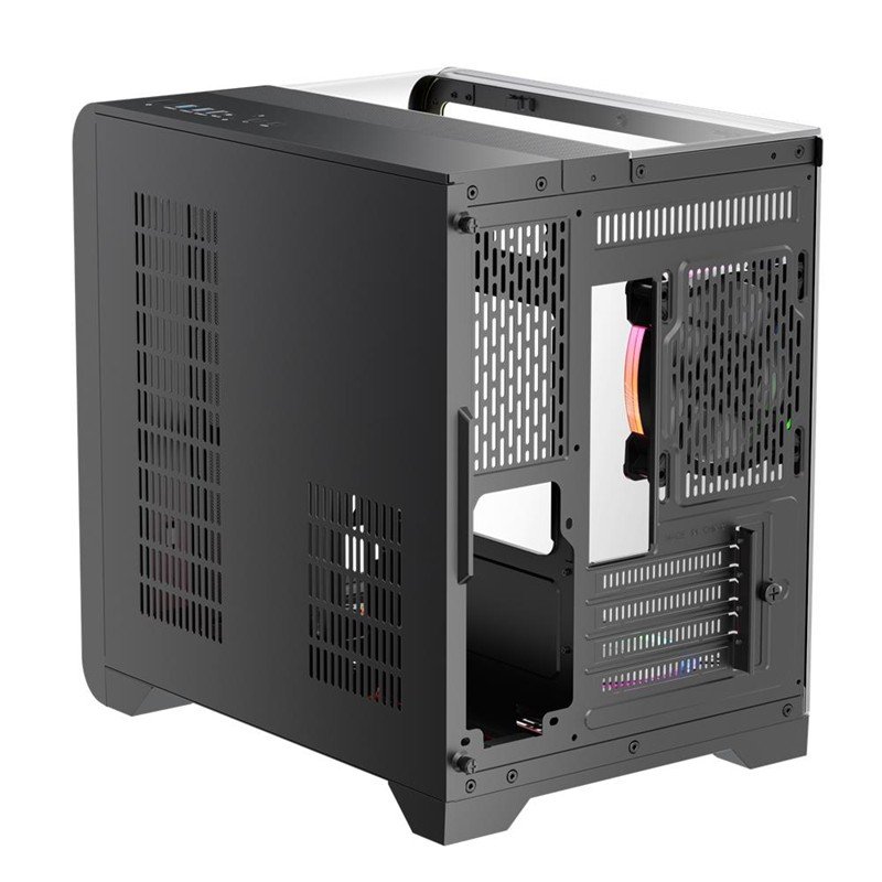 1ST PLAYER RT5 SİYAH DIGITAL 650W 80+ BRONZE 3X12CM ARGB TEMPERLİ CAM USB 3.0 M-ATX KASA - Görsel 6