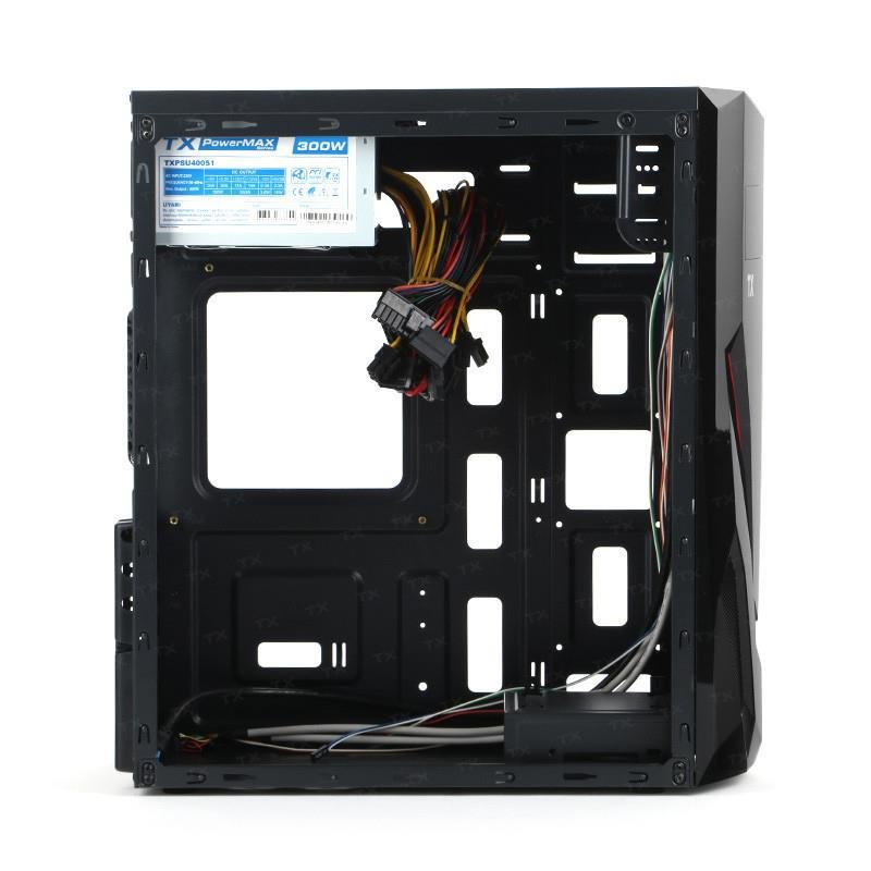 TX K3 300W 2*USB PIANO BLACK ATX KASA - Görsel 2
