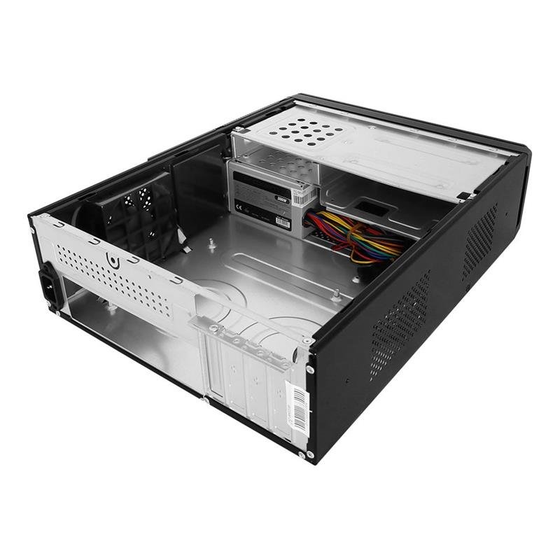 FRISBY FC-S6020B 300W 1X80MM FAN USB 2.0 SLIM TOWER SİYAH KULPLU KASA - Görsel 4