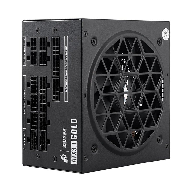 1ST PLAYER NGDP 750W 80+ GOLD ATX3.1/PCle 5.1 JAPON KAPASİTÖR FULL MODÜLER APFC 10 YIL GARANTİLİ SİY - Görsel 4