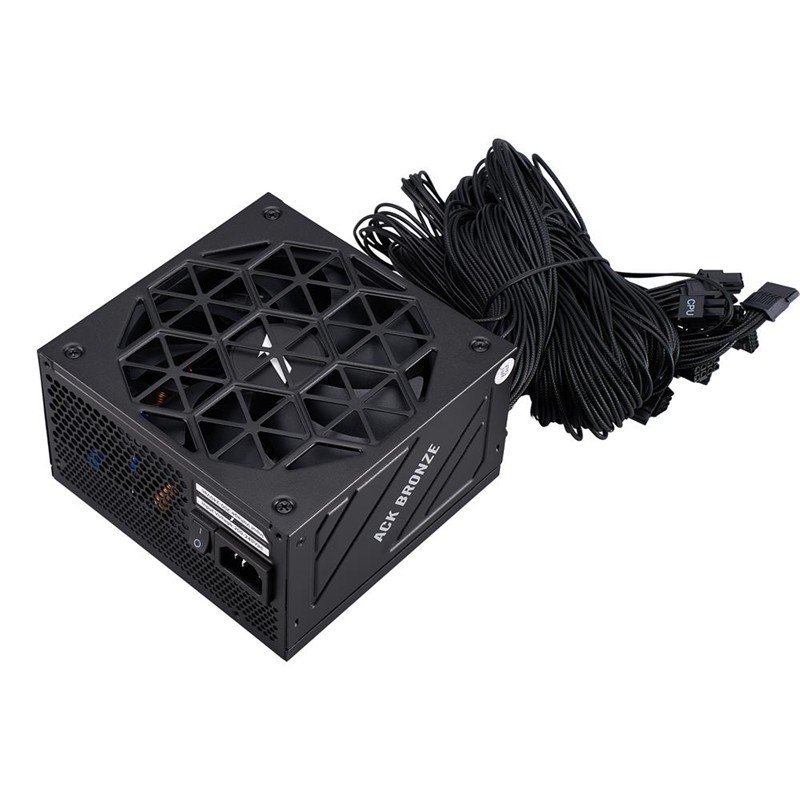 1ST PLAYER ACK 750W 80+ BRONZE AKTİF PFC 14CM FAN 5 YIL GARANTİLİ SİYAH GÜÇ KAYNAĞI - Görsel 4