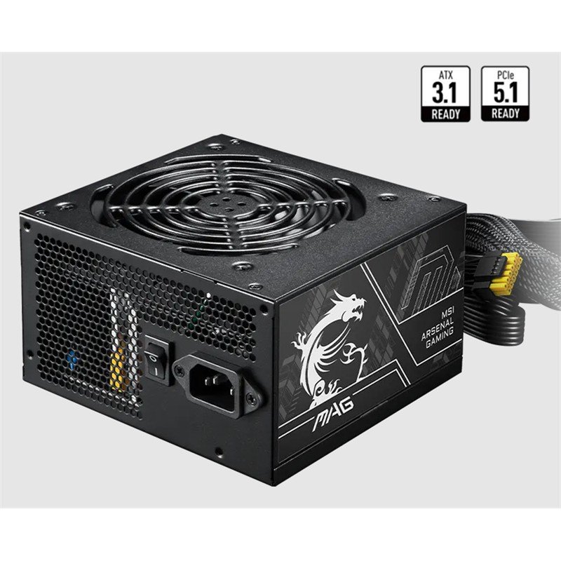 MSI MAG A750BN PCIE5 II 120MM FAN 80+ BRONZE PSU - Görsel 5