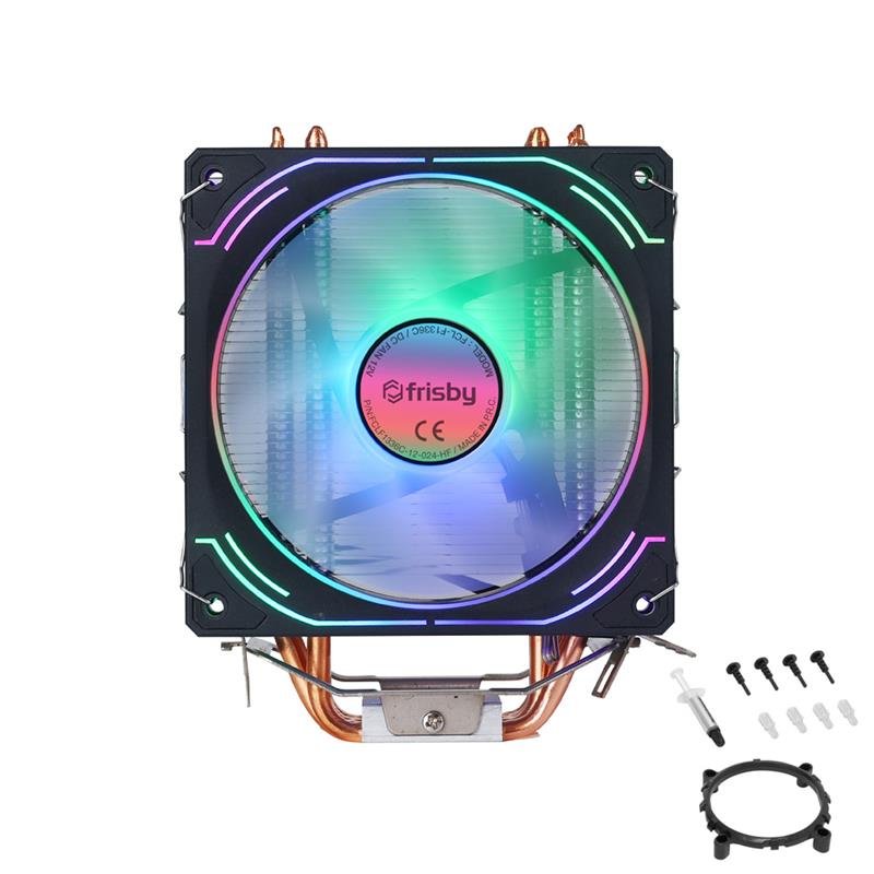 FRISBY FCL-F1336C (P6S) INTEL 1366/115X/1200/1700-AMD AM2/AM2+/AM3/AM4/AM5 İŞLEMCİ FAN - Görsel 2