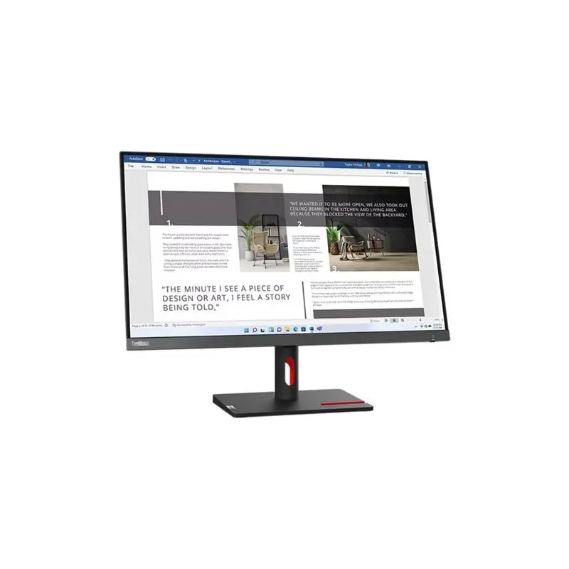 27 LENOVO S27I-30 THINKVISION 63DFKAT4TK FHD 4MS 100HZ HDMI+VGA WLED MONITOR (3 YIL GARANTİ) - Görsel 3