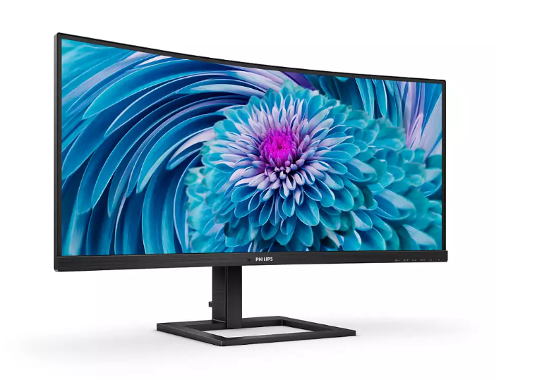 34 PHILIPS 346E2CUAE/00 4MS 100MHZ 1XHDMI 1XDP WQHD 3440 X 1440 USB-C HOPARLÖR YÜKSEKLİK AYARI CURVED VESA SİYAH - Görsel 3