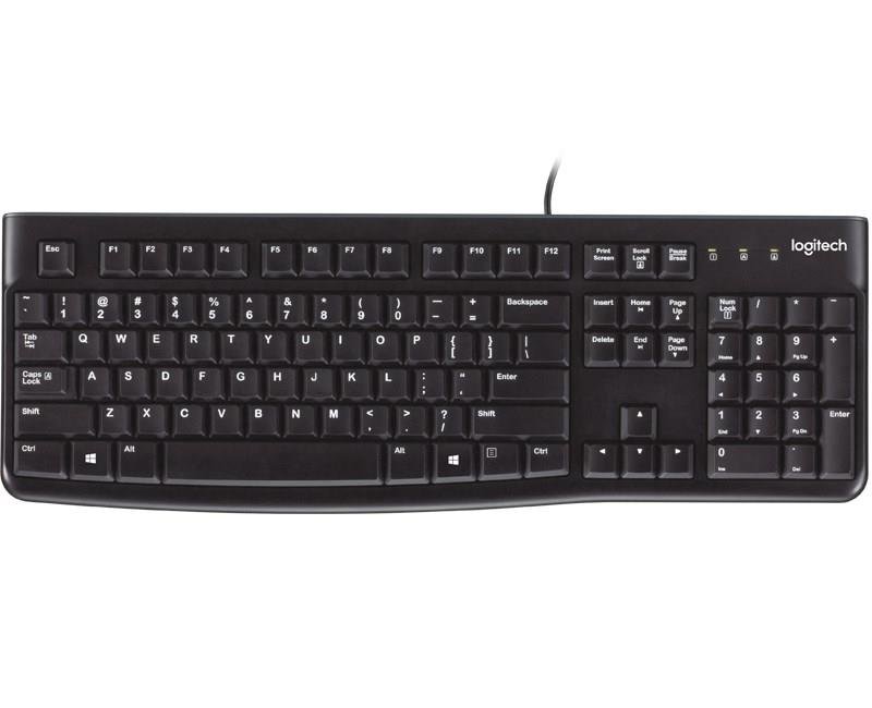 LOGITECH K120 Q USB KABLOLU KLAVYE SİYAH 920-002505 - Görsel 2